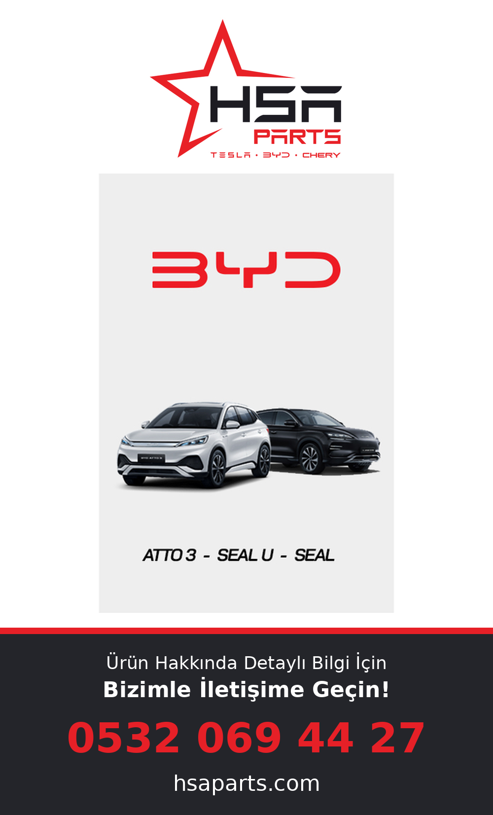 HSA Parts BYD yedek parça - detaylı bilgi için bizimle iletişime geçin